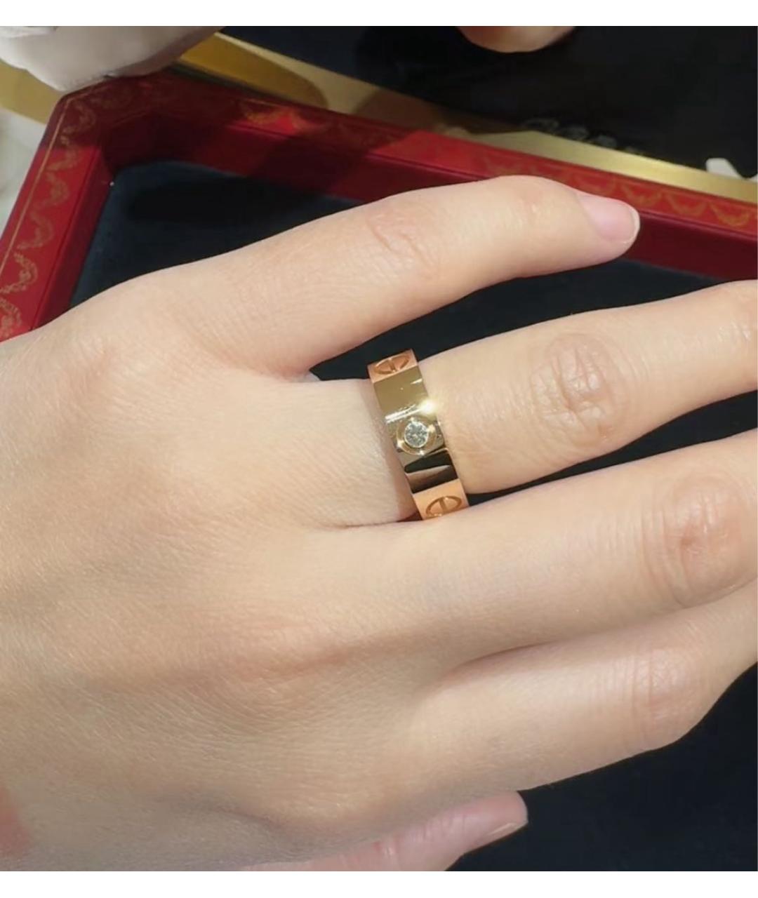 CARTIER Золотое кольцо из розового золота, фото 2