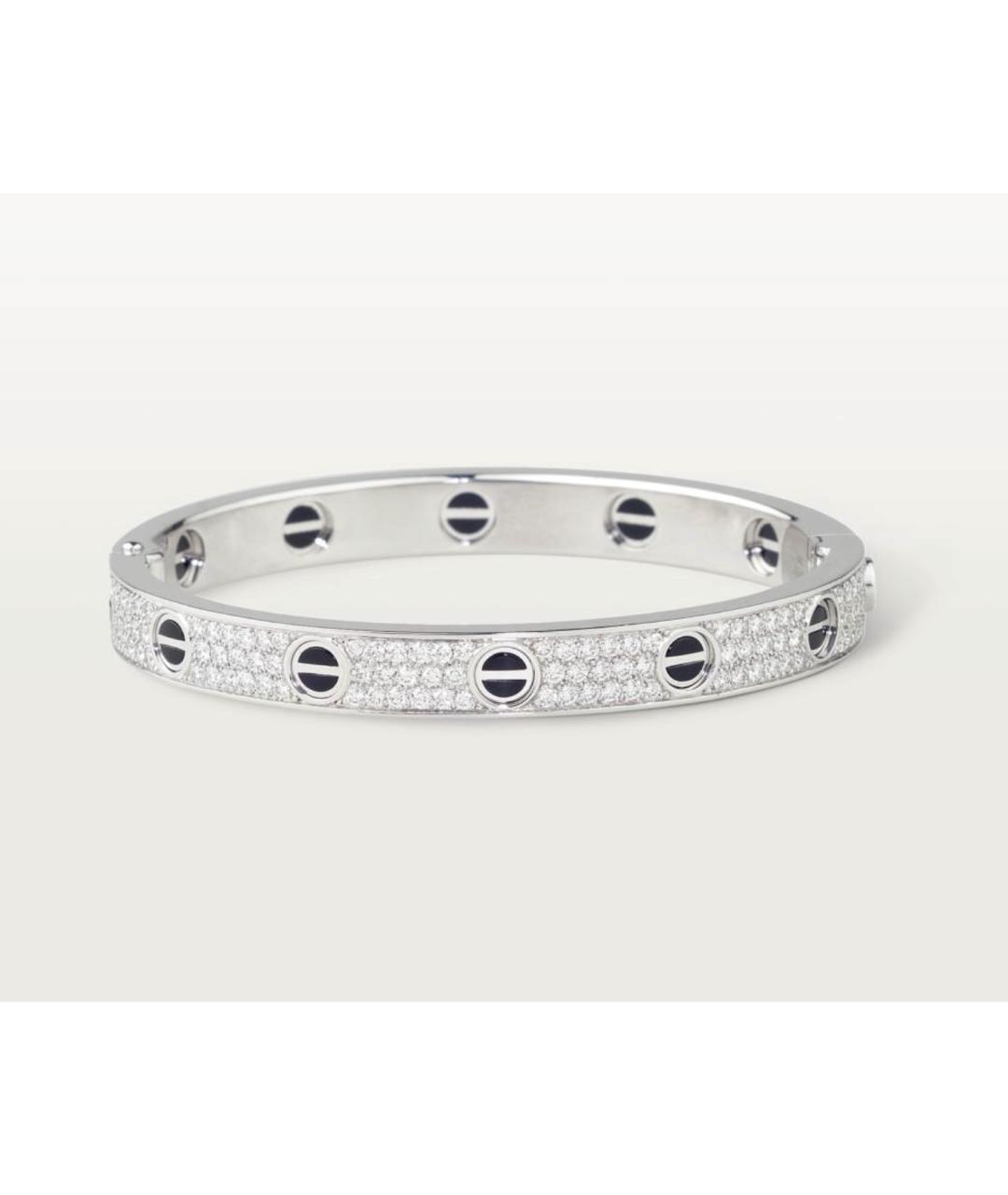CARTIER Серебряный браслет из белого золота, фото 4