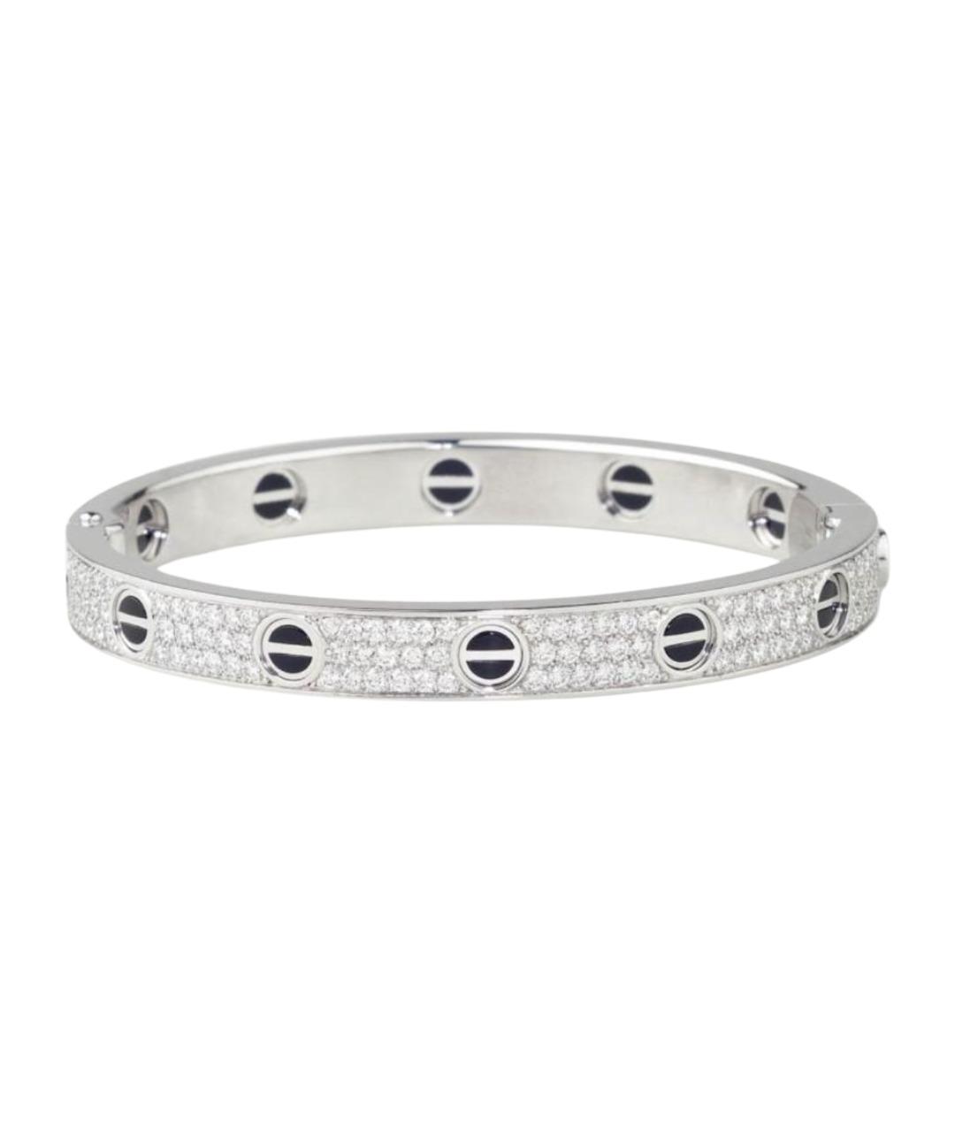 CARTIER Серебряный браслет из белого золота, фото 1