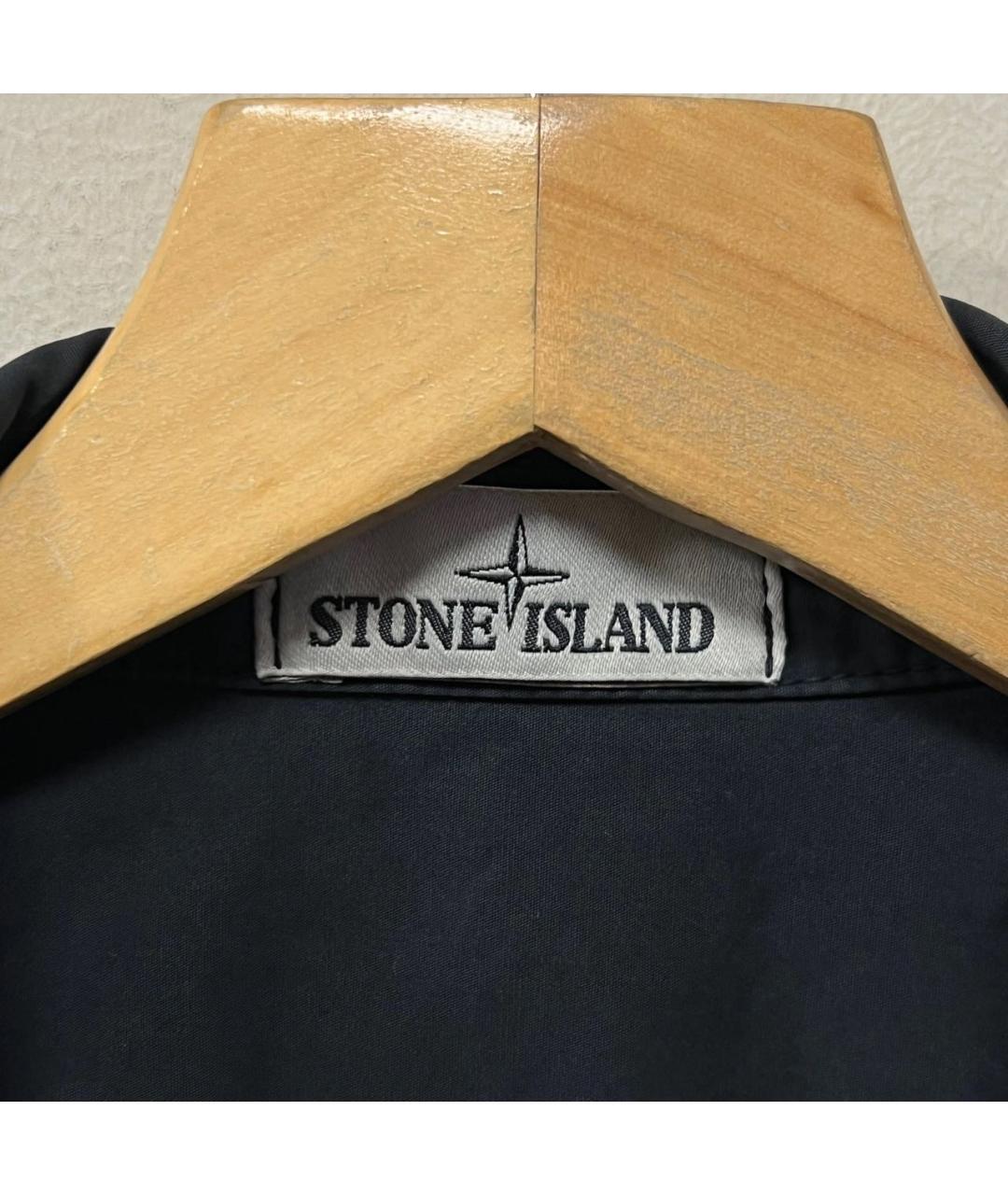 STONE ISLAND Темно-синяя куртка, фото 4