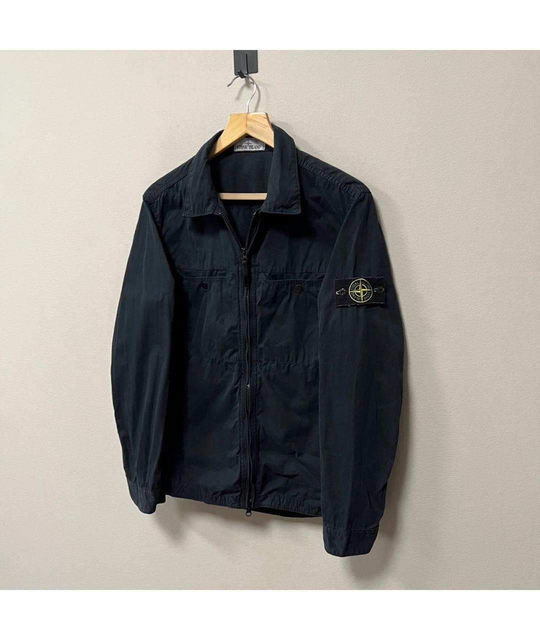 STONE ISLAND Темно-синяя куртка, фото 2