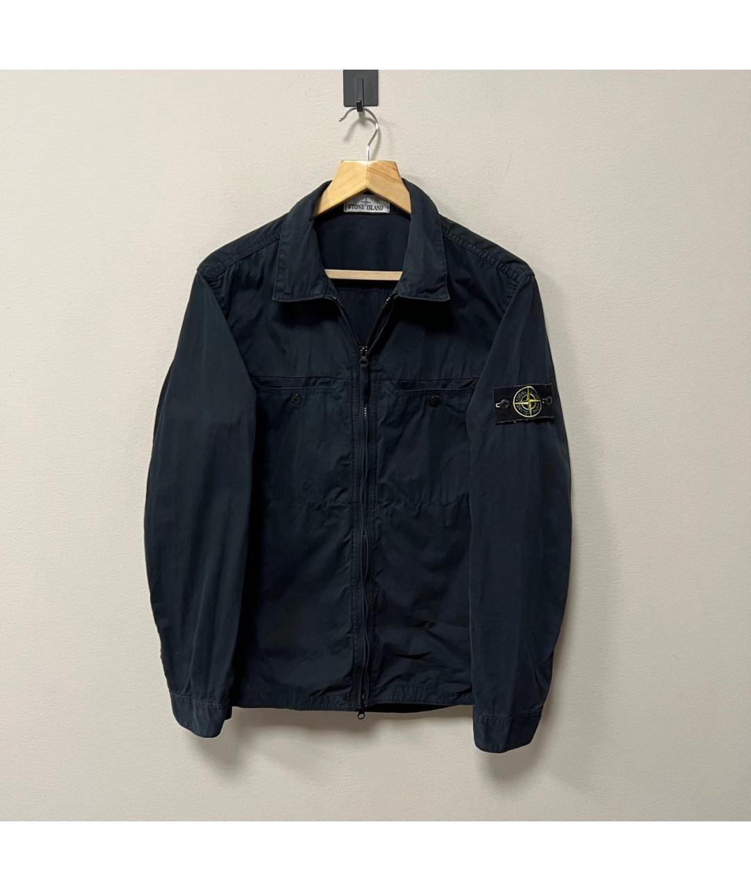 STONE ISLAND Темно-синяя куртка, фото 6