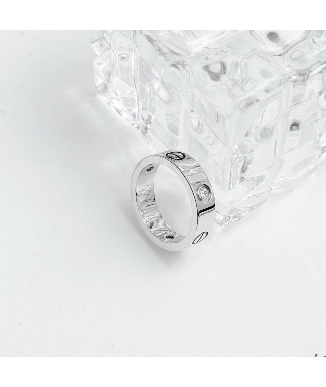 CARTIER Серебряное кольцо из белого золота, фото 5