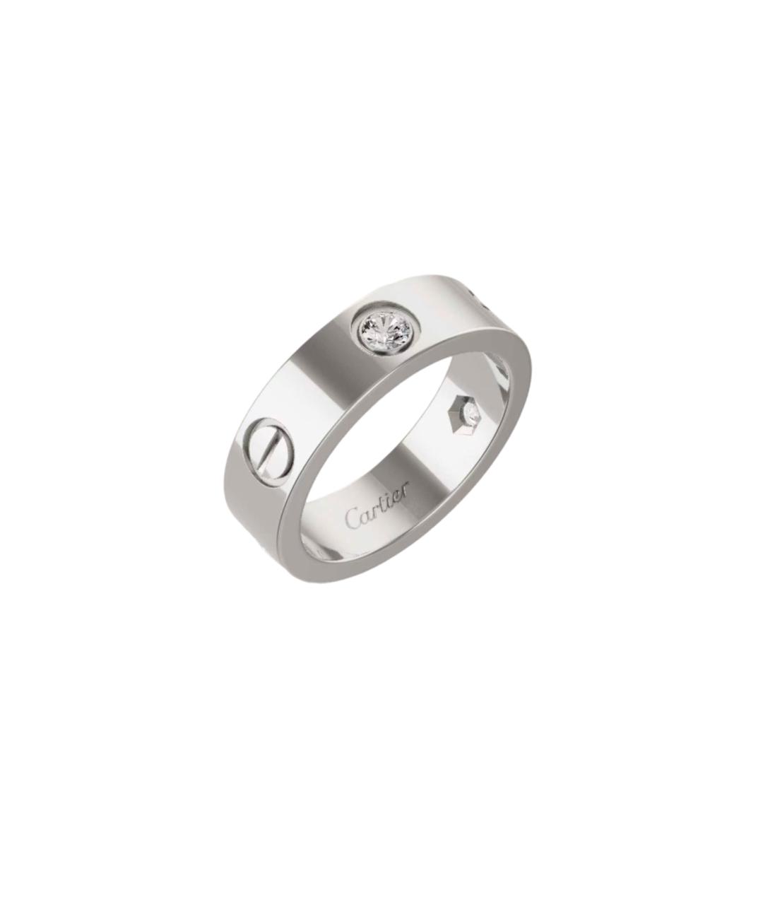 CARTIER Серебряное кольцо из белого золота, фото 6