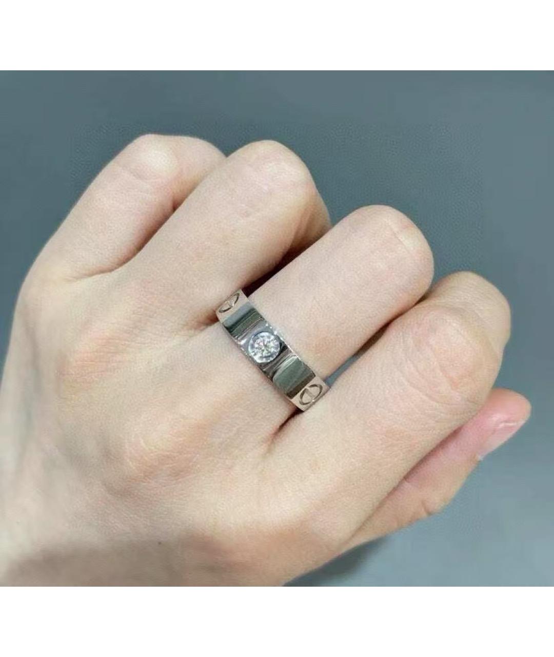 CARTIER Серебряное кольцо из белого золота, фото 2