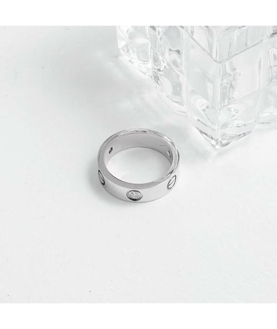 CARTIER Серебряное кольцо из белого золота, фото 3