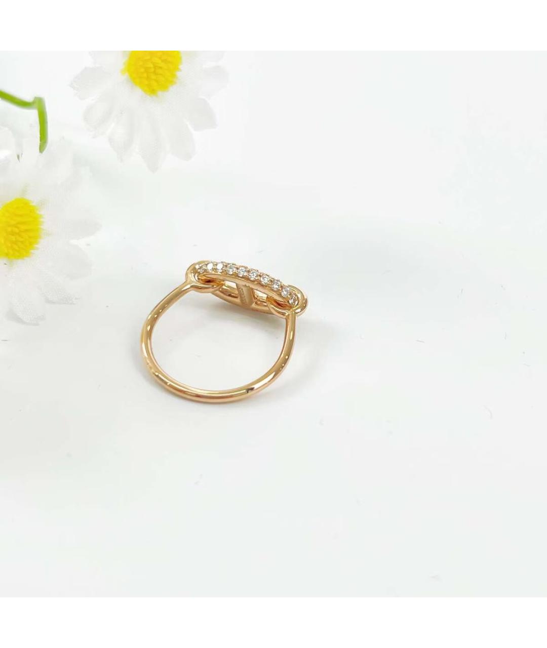 HERMES Золотое кольцо из розового золота, фото 4