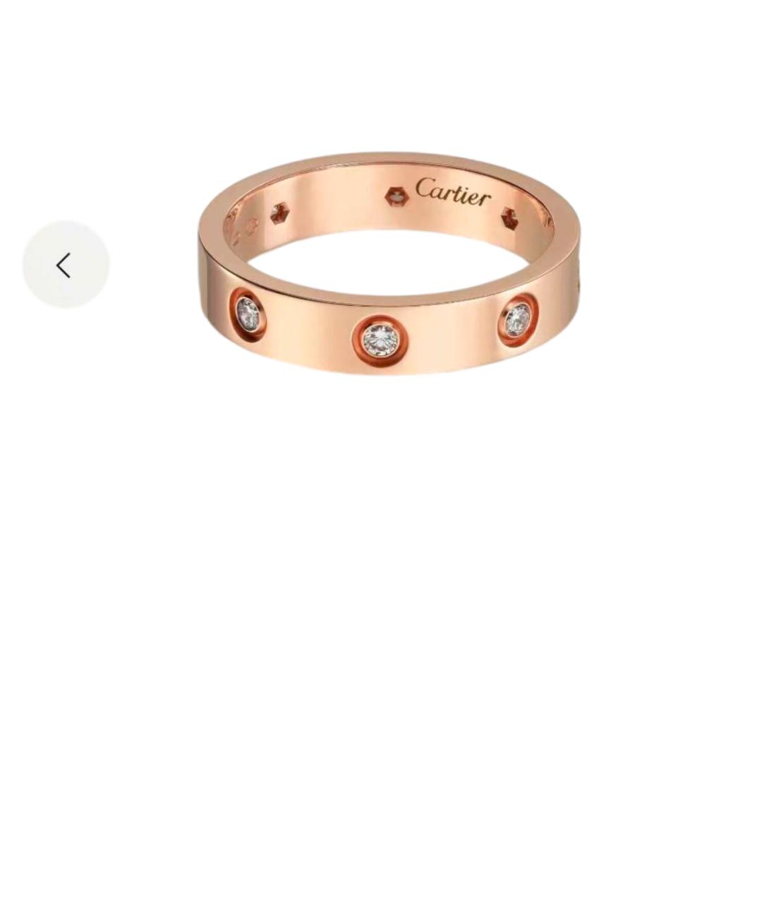 CARTIER Золотое кольцо из розового золота, фото 5