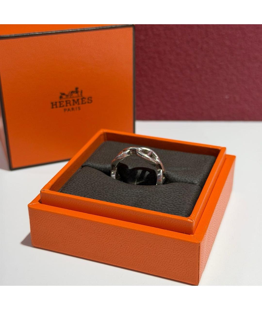 HERMES Серебряное кольцо, фото 3