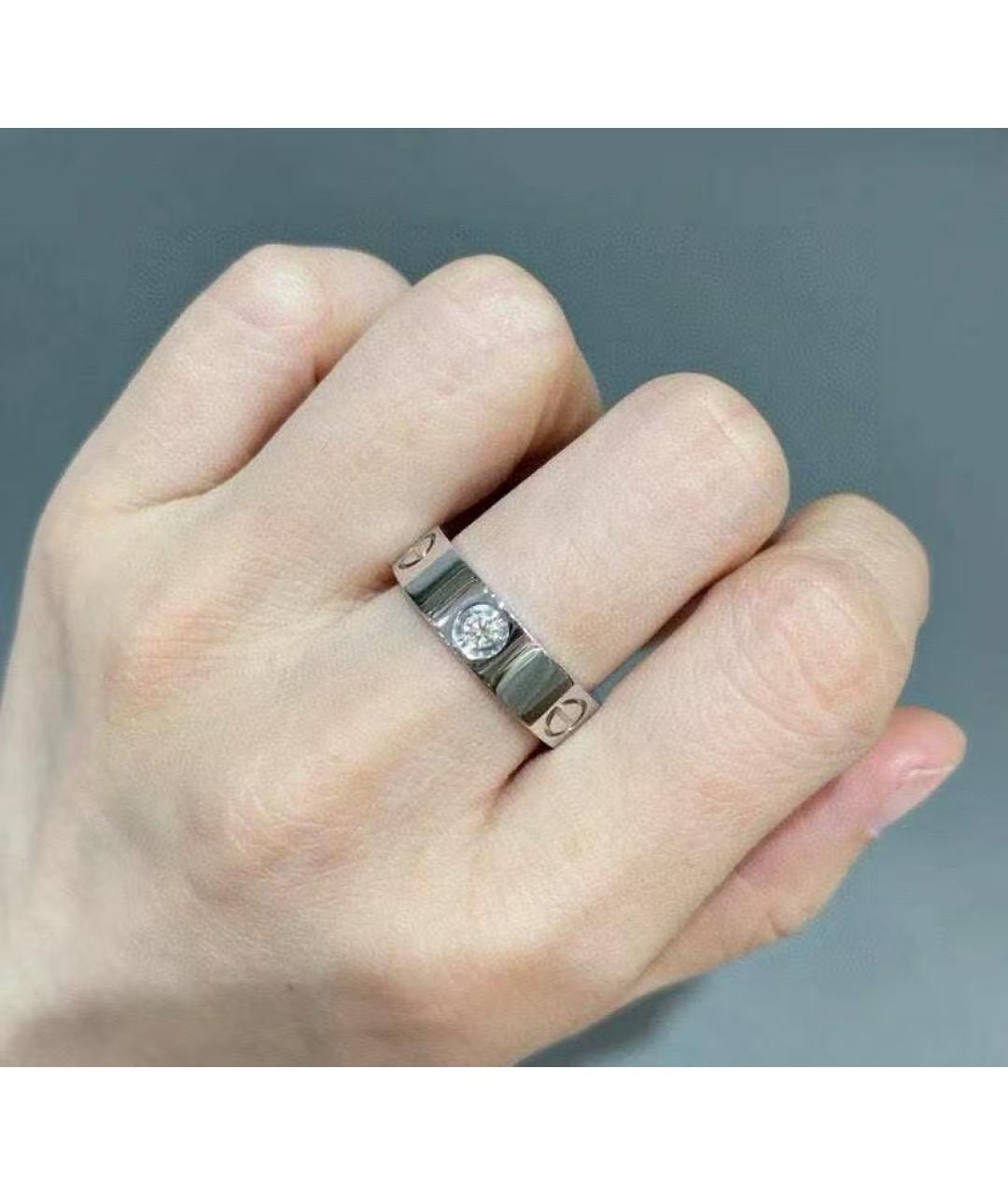 CARTIER Серебряное кольцо из белого золота, фото 3