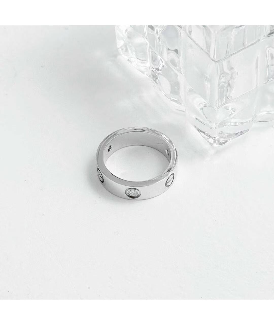CARTIER Серебряное кольцо из белого золота, фото 2