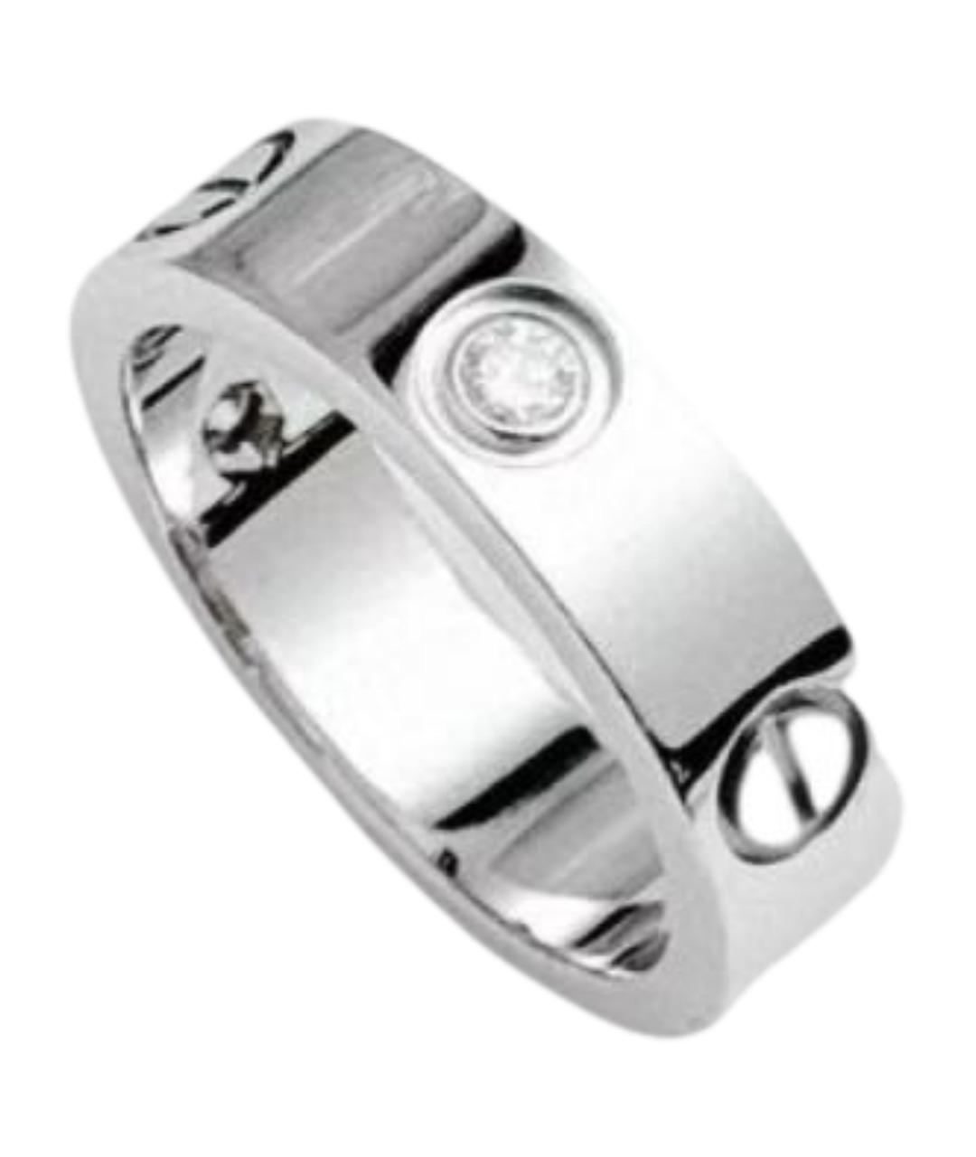 CARTIER Серебряное кольцо из белого золота, фото 1