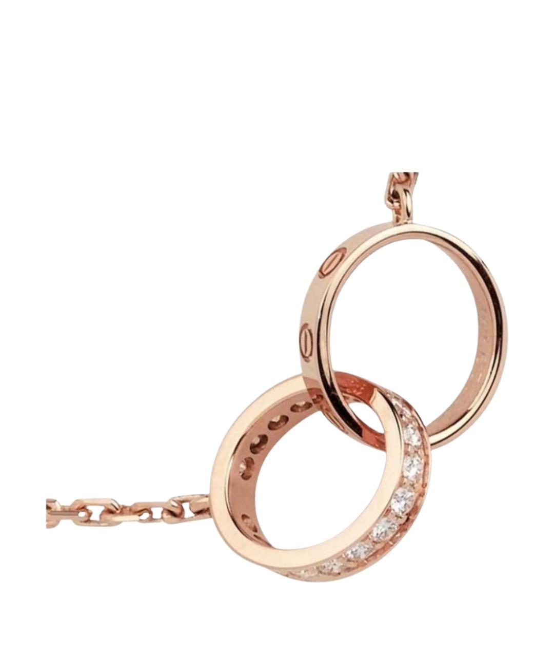 CARTIER Золотая подвеска из розового золота, фото 1