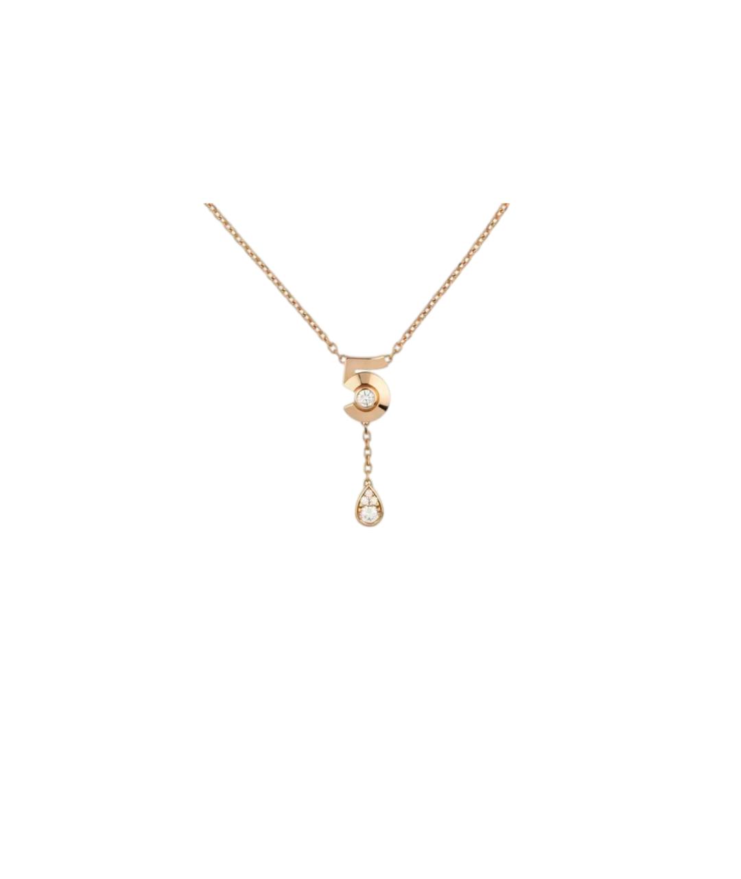 CHANEL Золотая подвеска из розового золота, фото 6