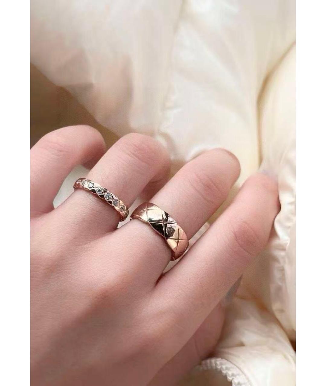 CHANEL Золотое кольцо из розового золота, фото 2
