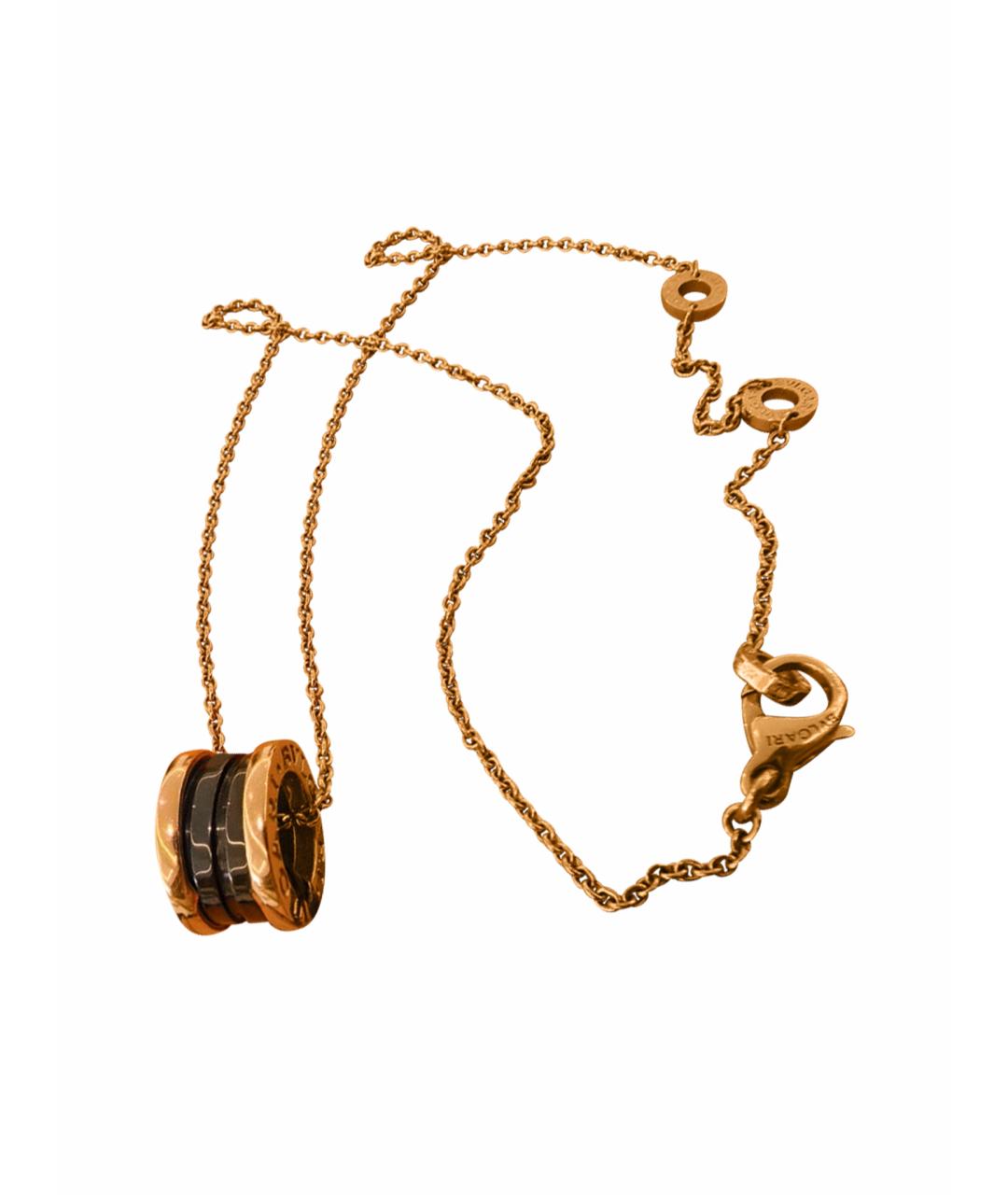 BVLGARI Золотая подвеска из розового золота, фото 1