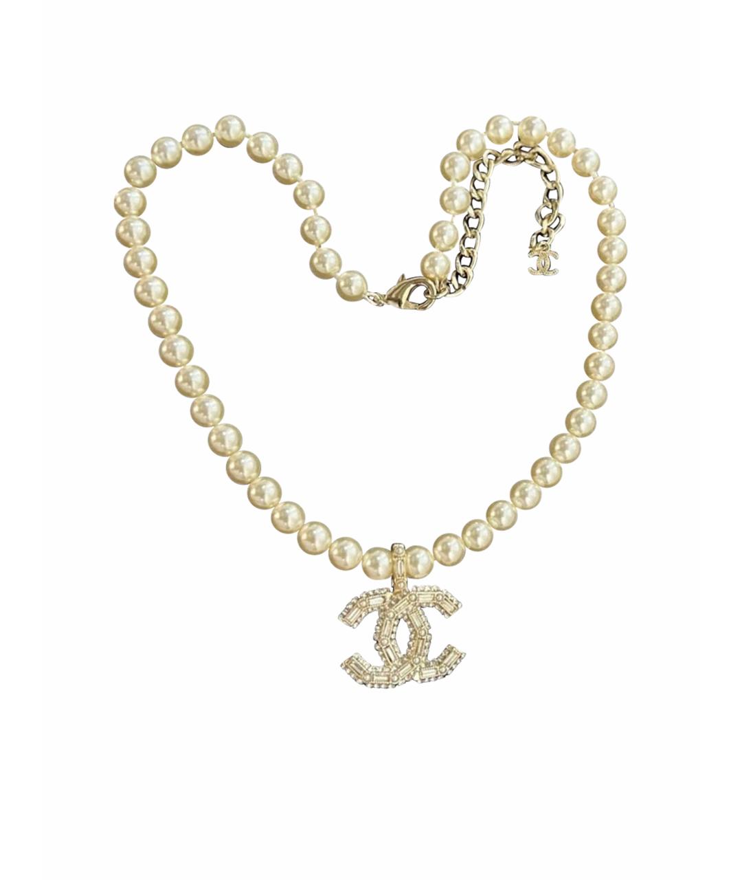 CHANEL Золотое колье, фото 1