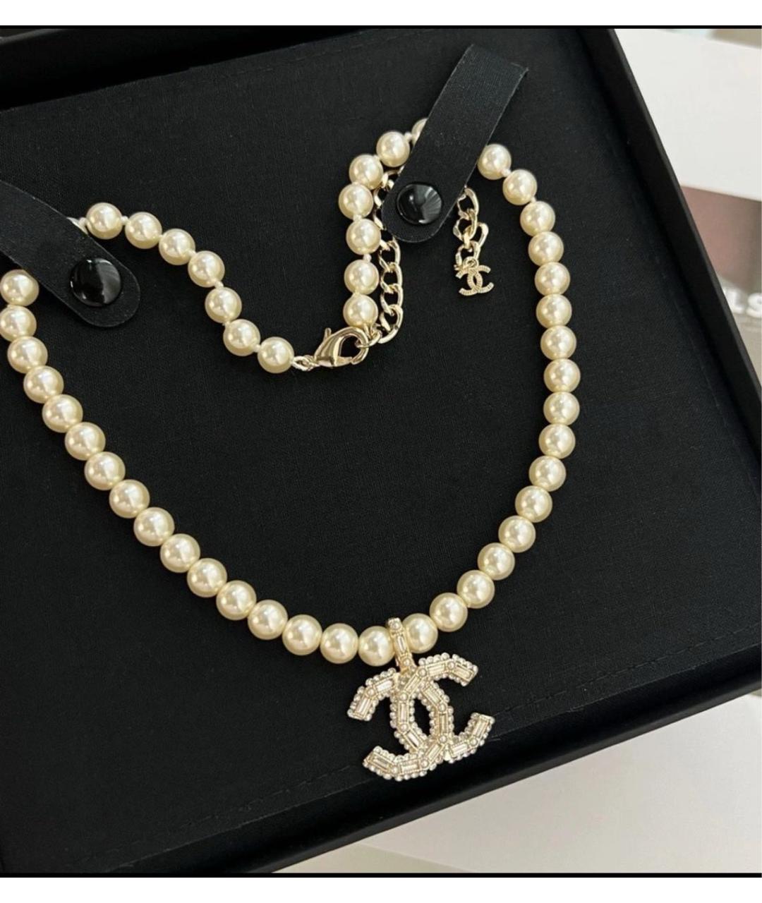 CHANEL Золотое колье, фото 6