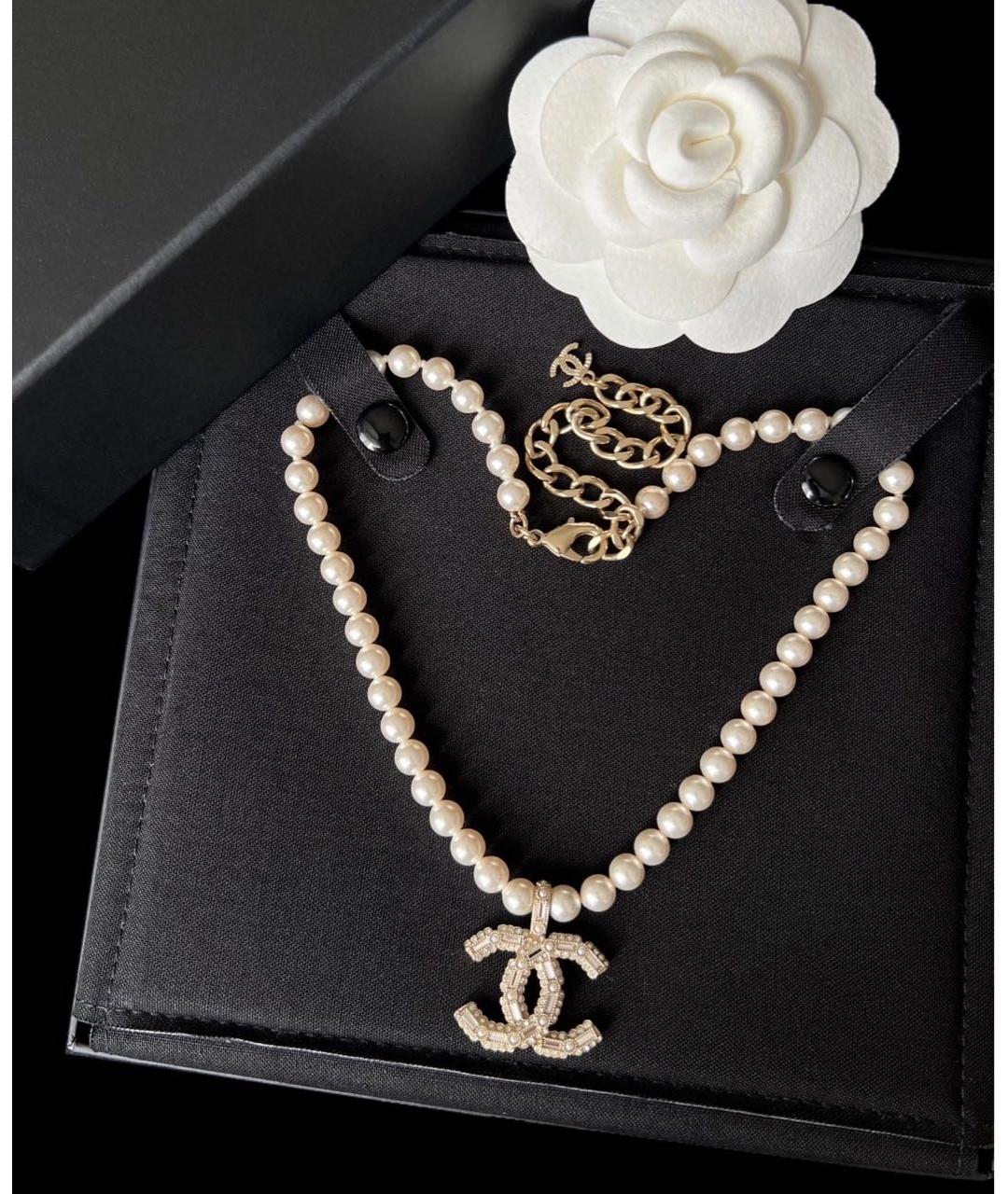 CHANEL Золотое колье, фото 5