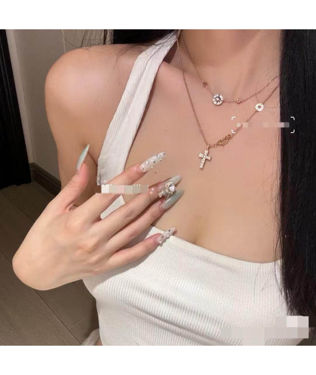 BVLGARI Серебряная подвеска из белого золота, фото 3