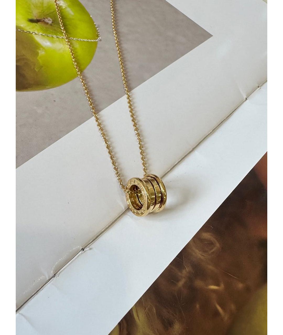 BVLGARI Золотое колье из желтого золота, фото 4