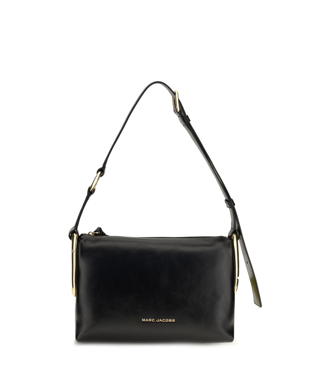 MARC JACOBS Черная кожаная сумка через плечо, фото 1