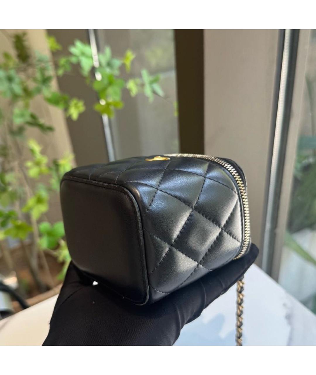 CHANEL Черная сумка через плечо, фото 4