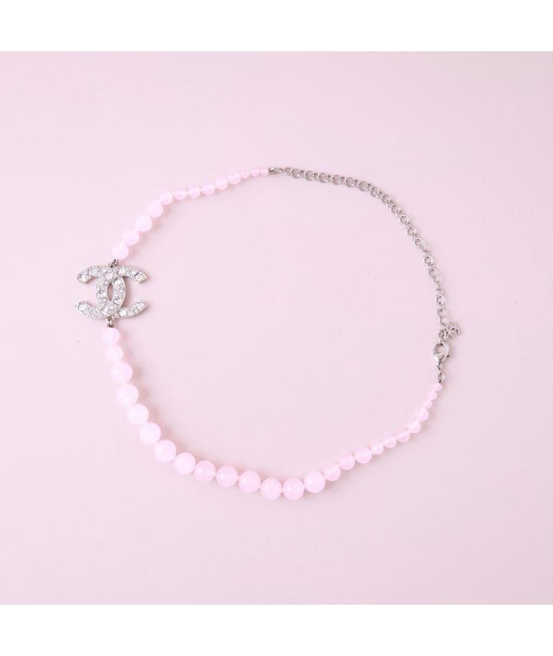 CHANEL Розовое колье, фото 6