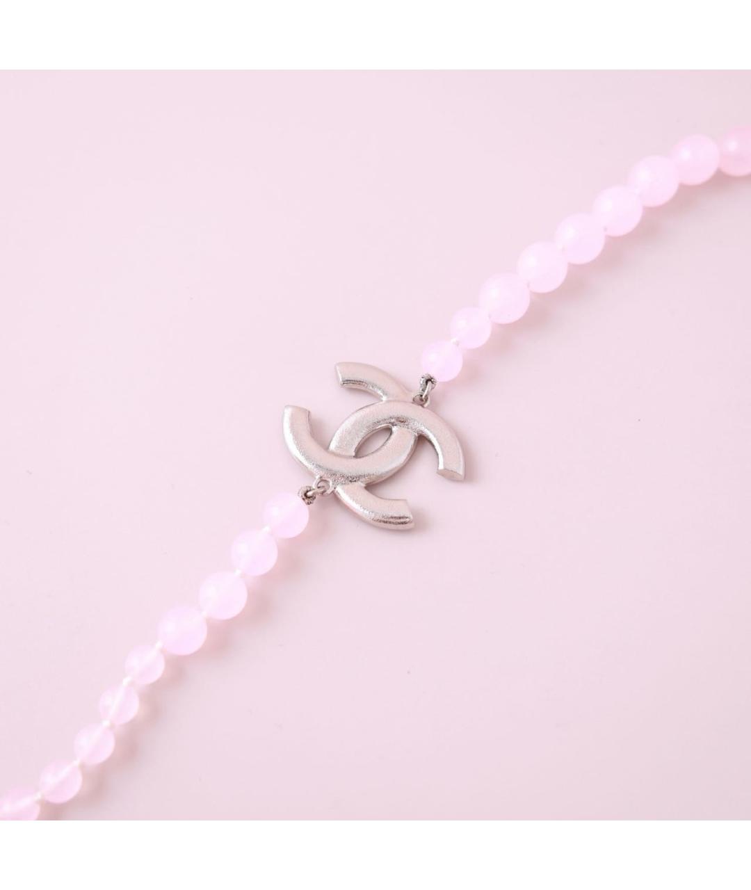 CHANEL Розовое колье, фото 3