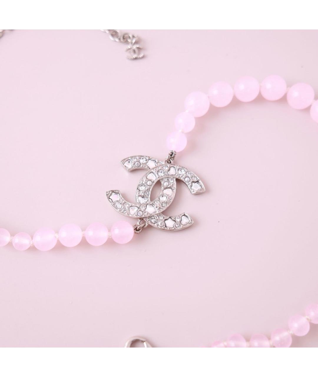 CHANEL Розовое колье, фото 4
