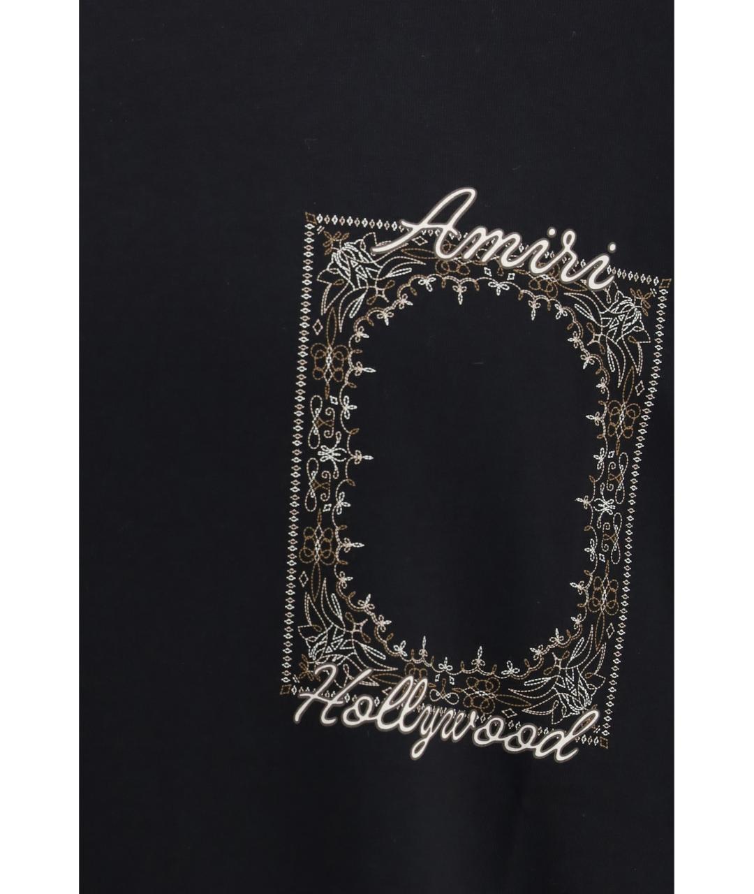 AMIRI Черная футболка, фото 3