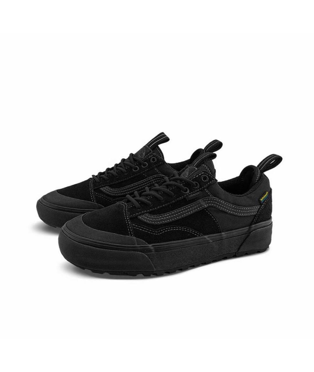 VANS Черные текстильные низкие кроссовки / кеды, фото 2
