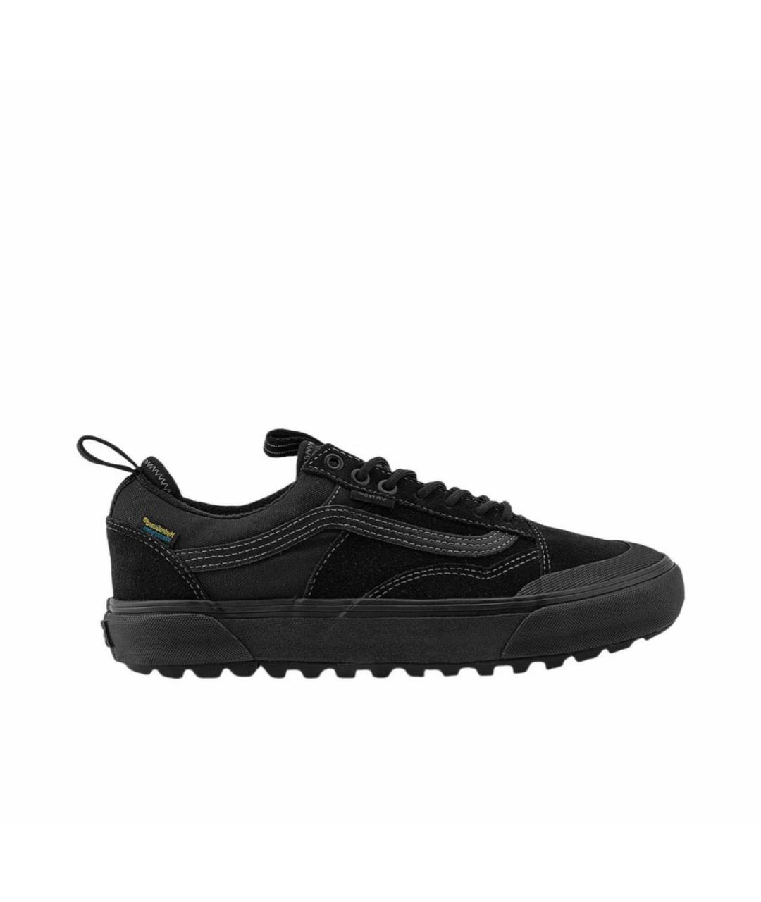 VANS Черные текстильные низкие кроссовки / кеды, фото 9