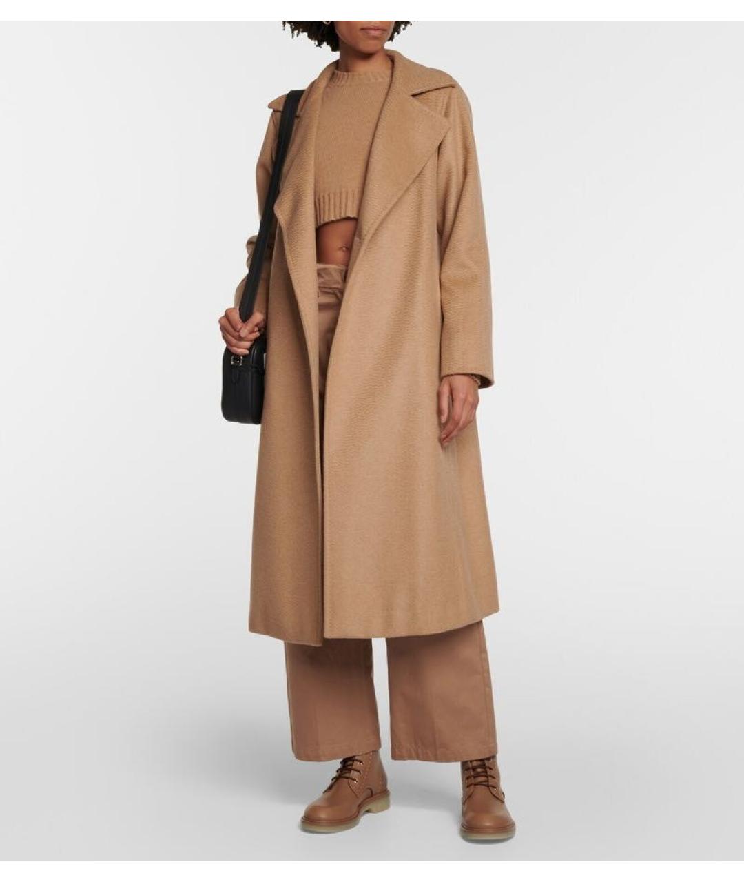 MAX MARA Коричневые кожаные ботинки, фото 3