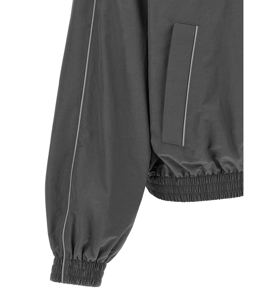 BALENCIAGA Серая хлопковая куртка, фото 4