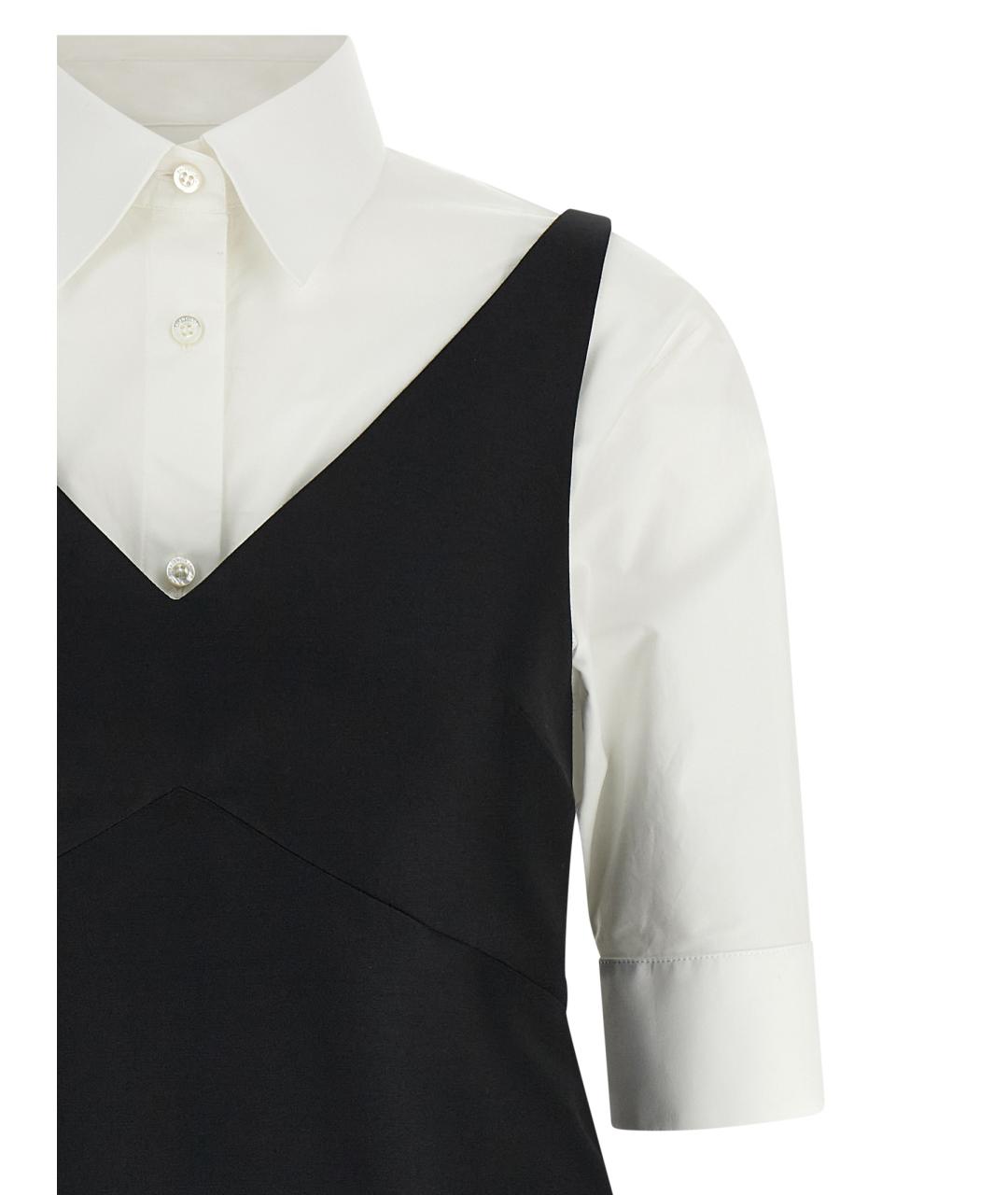 BALENCIAGA Белое шерстяное повседневное платье, фото 3