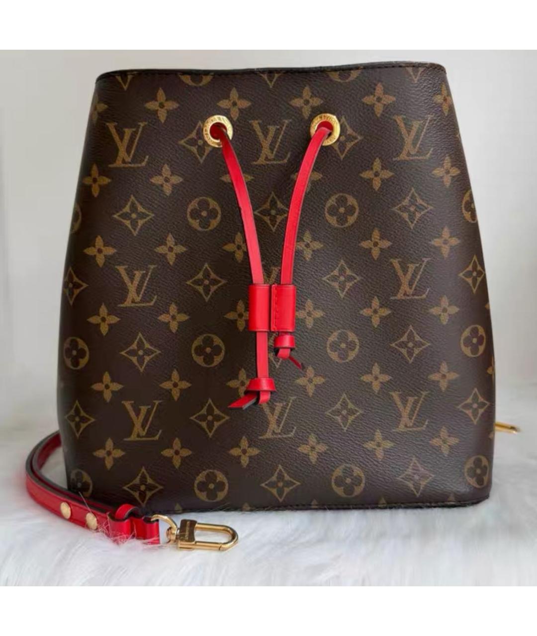 LOUIS VUITTON Коричневая сумка тоут, фото 5