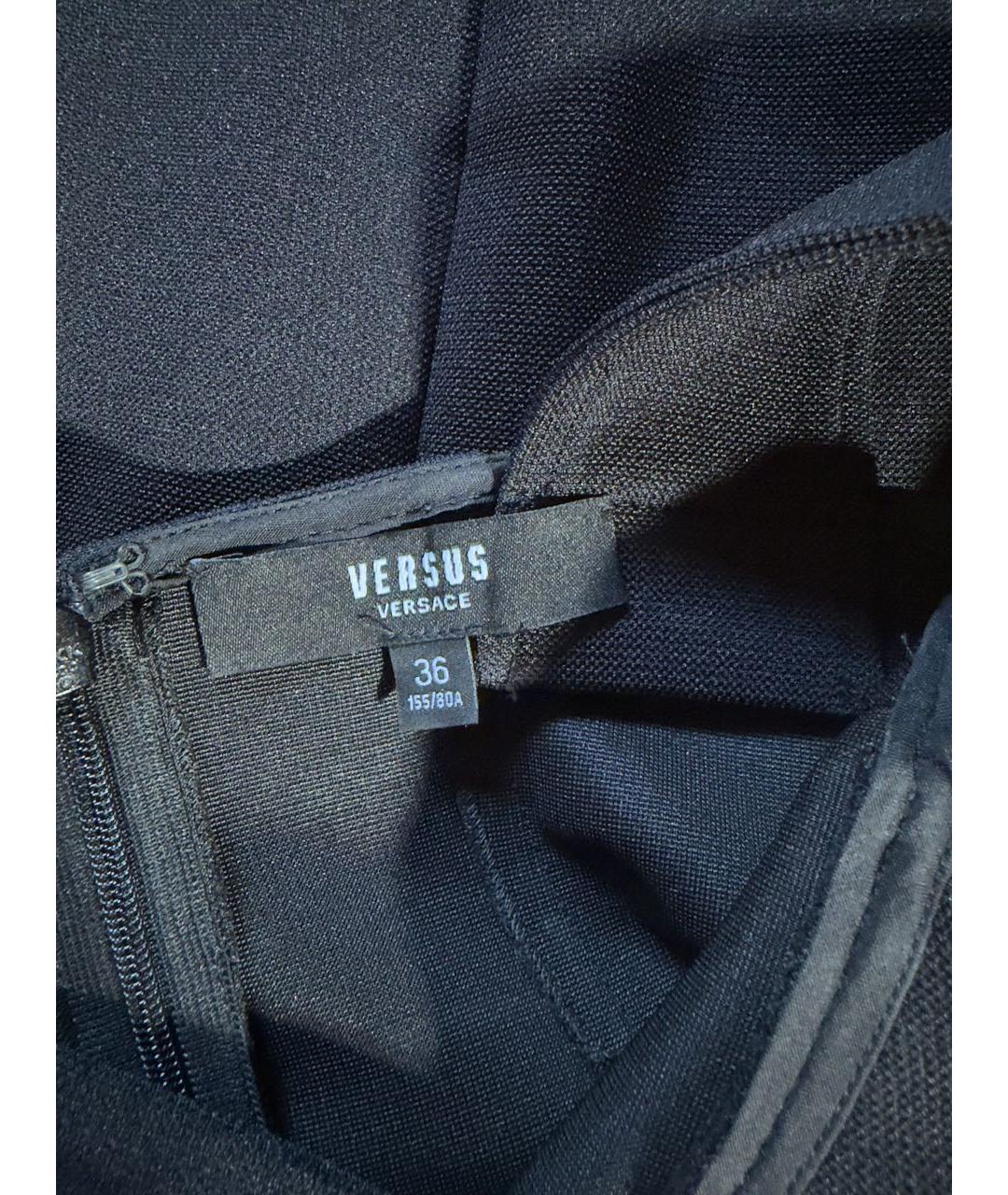 VERSUS VERSACE Черное вечернее платье, фото 4