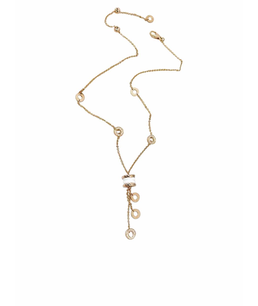 BVLGARI Золотое колье из розового золота, фото 1