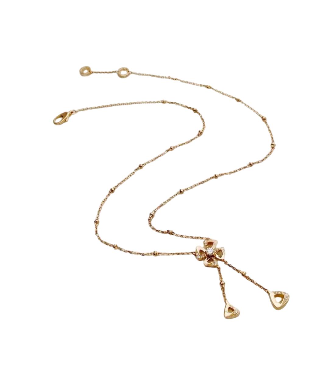 BVLGARI Золотое колье из розового золота, фото 1