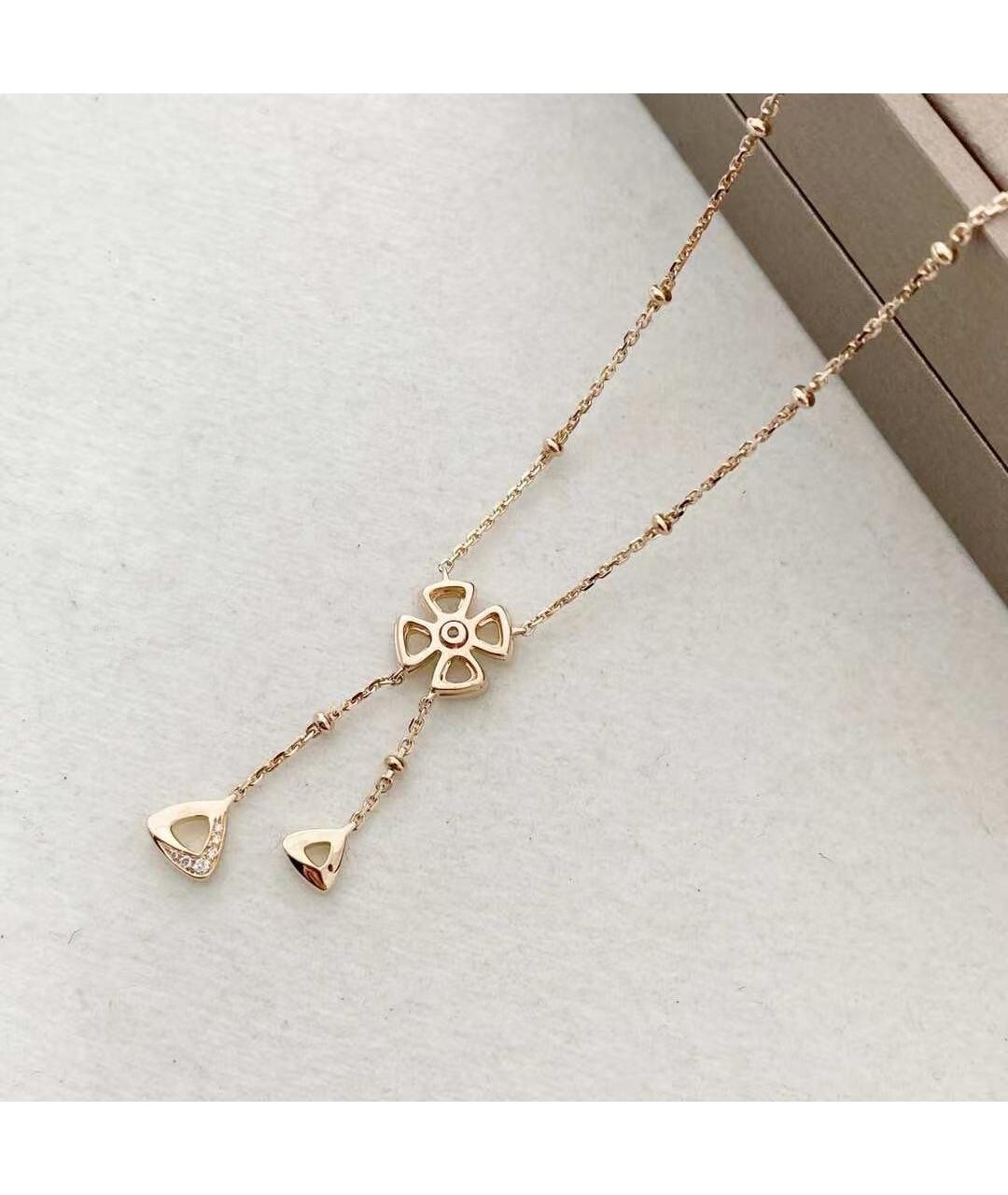 BVLGARI Золотое колье из розового золота, фото 4