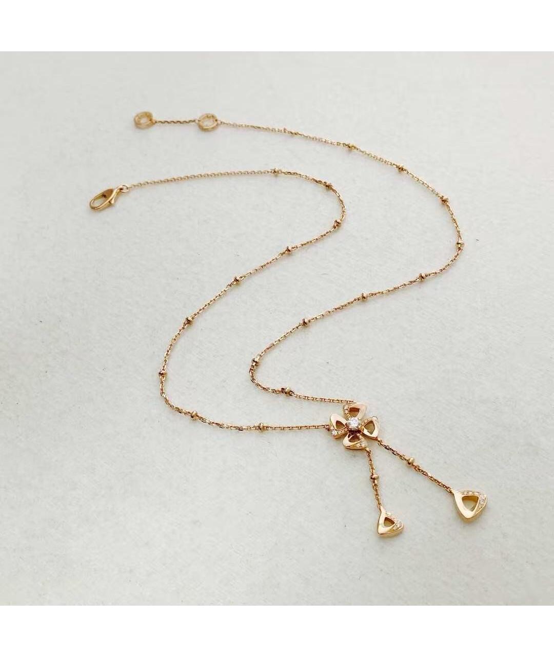 BVLGARI Золотое колье из розового золота, фото 2