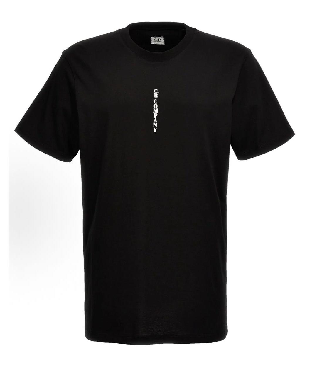 CP COMPANY Черная хлопковая футболка, фото 7