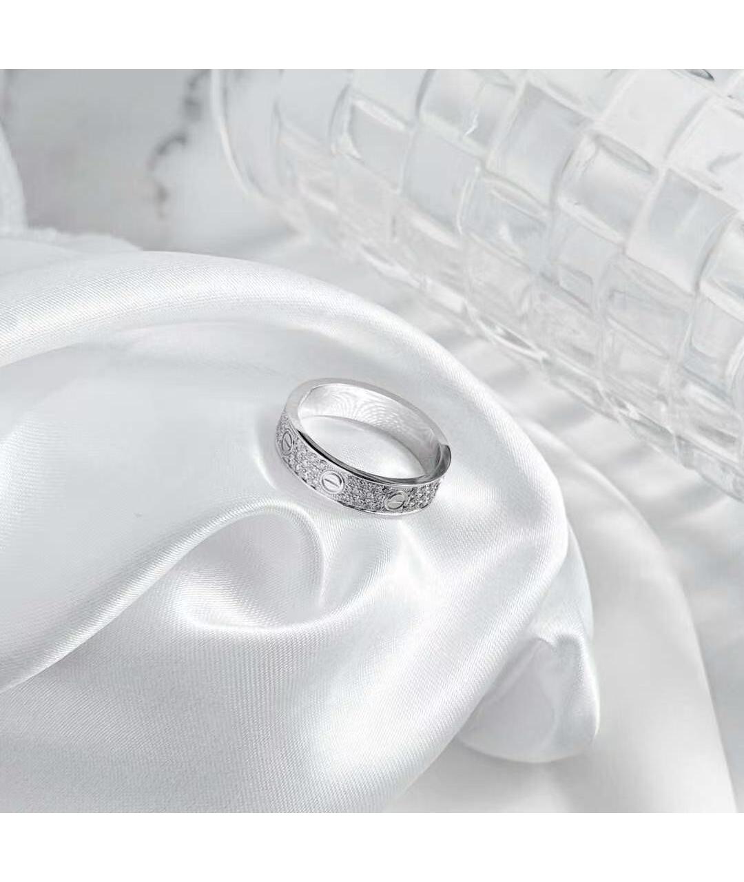 CARTIER Серебряное кольцо из белого золота, фото 4