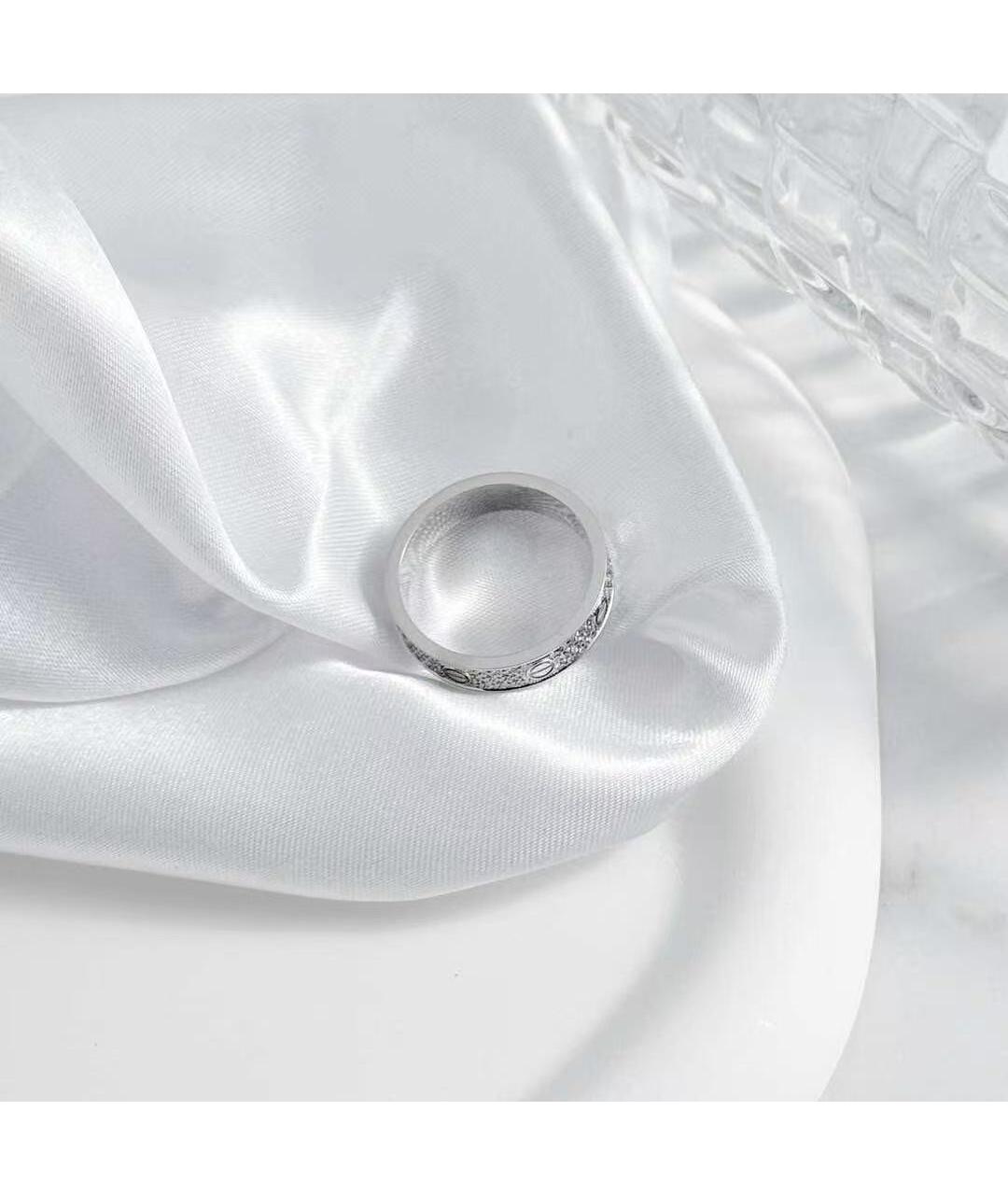 CARTIER Серебряное кольцо из белого золота, фото 3