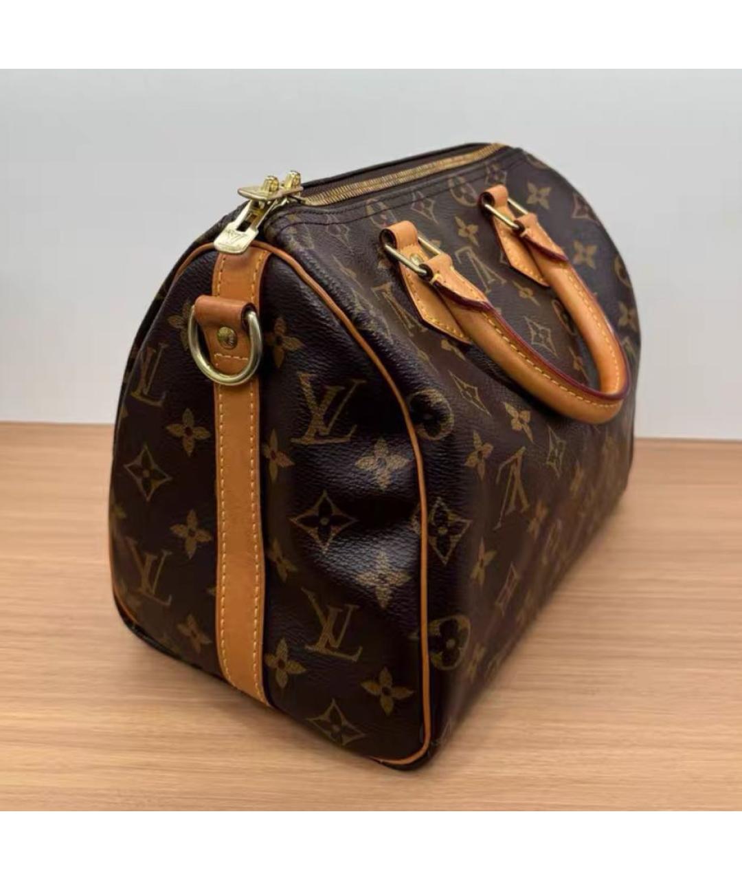 LOUIS VUITTON Коричневая сумка через плечо, фото 3