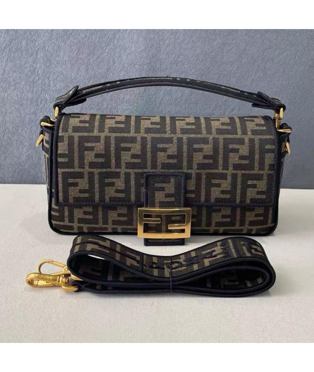 FENDI Коричневая сумка через плечо, фото 6