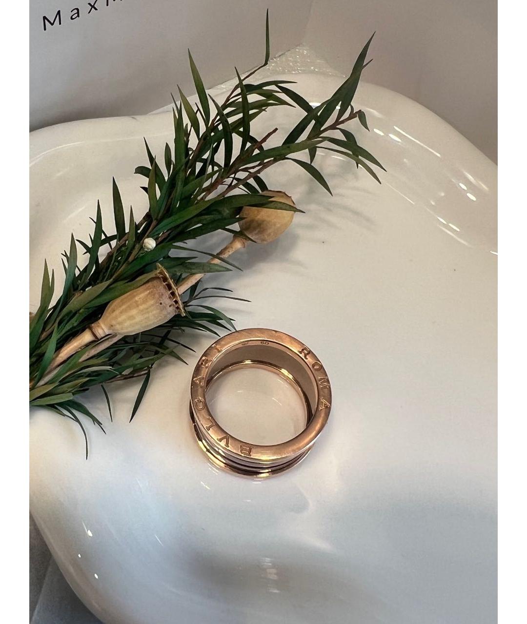 BVLGARI Золотое кольцо из розового золота, фото 3