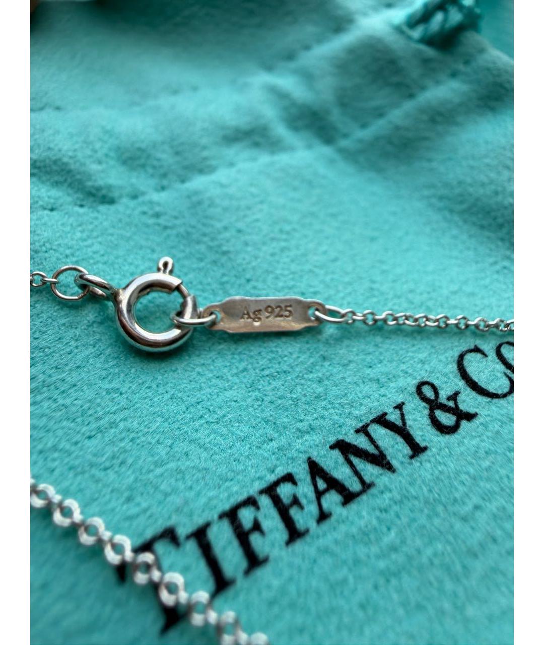 TIFFANY&CO Бирюзовое серебряное колье, фото 6