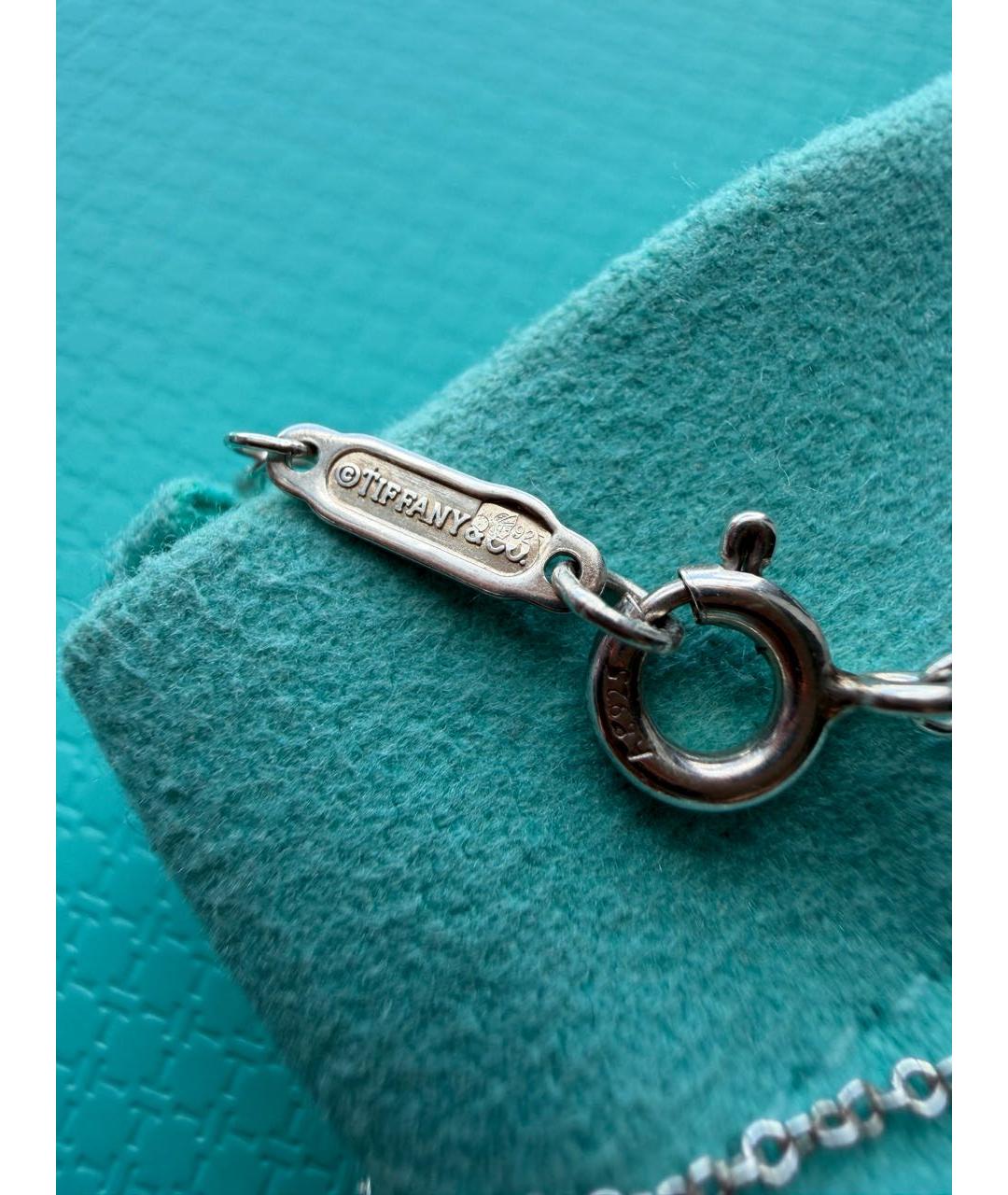 TIFFANY&CO Бирюзовое серебряное колье, фото 4